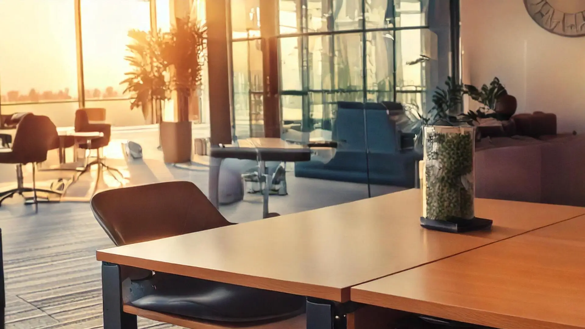 Salle de coworking dans une ambiance apaisée, un cadre idéal pour travailler efficacement