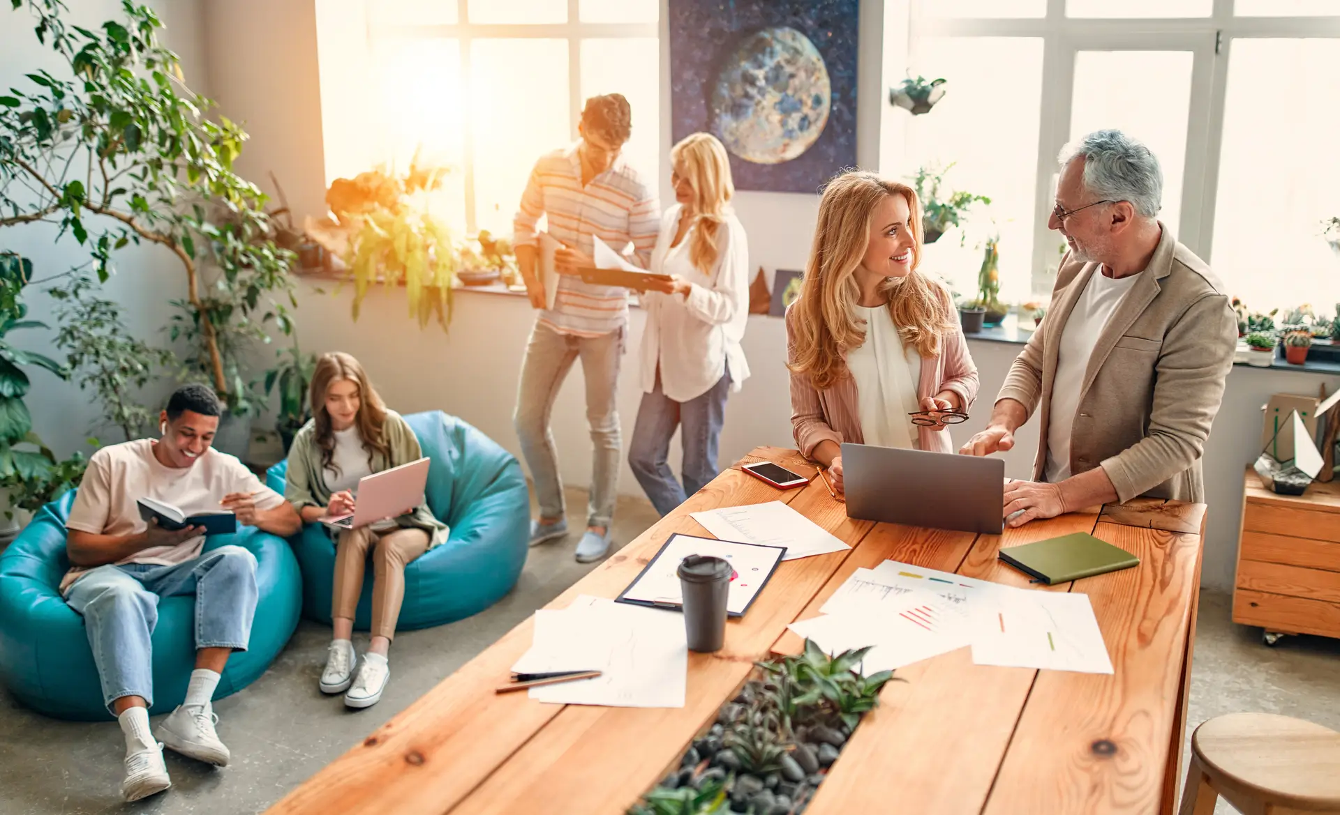 L'espace de coworking est idéal pour lancer sa startup